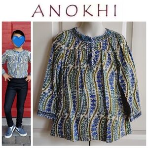 Anokhi Floral Tunic Blouse (Indian Brand)